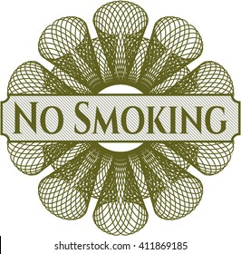 No Smoking rosette