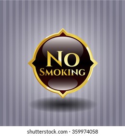 No Smoking shiny emblem