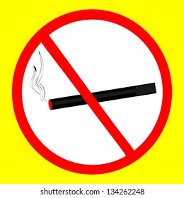 No smoking sign