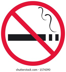 No Smoking sign
