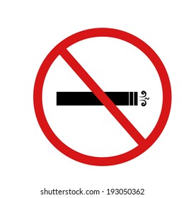 No smoking sign