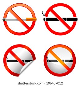 No smoking sign.