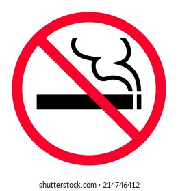 No smoking sign