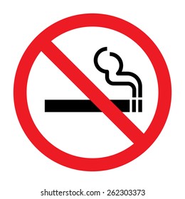 No smoking sign