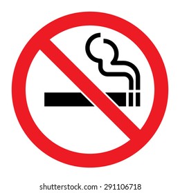 No smoking sign