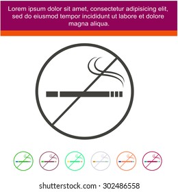 No smoking sign.