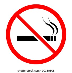 No smoking sign