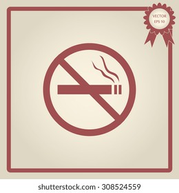 No smoking sign