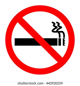 No smoking sign