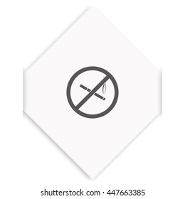 No smoking sign.