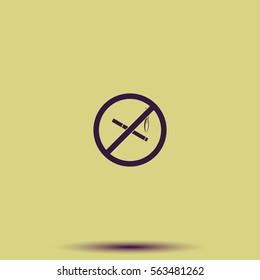 No smoking sign.