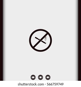 No smoking sign.