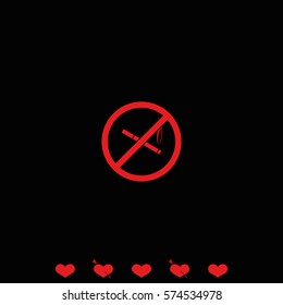 No smoking sign.