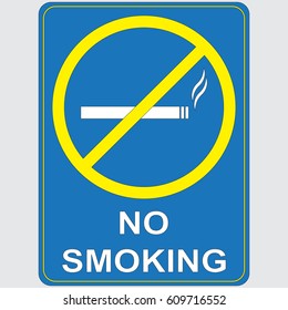 No Smoking sign