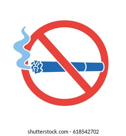 No smoking sign.