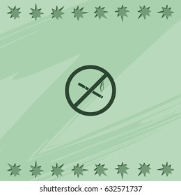 No smoking sign.