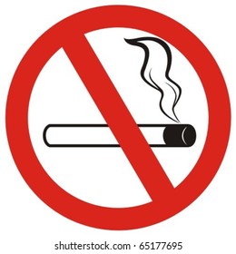 no smoking sign