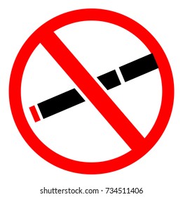 No smoking sign