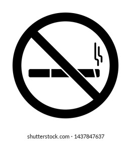 No smoking sign. No smoking area icon.  Forbidden sign
