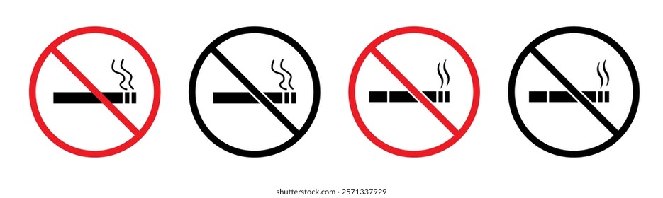 No smoking sign. no smoking area. Stop smoking. 