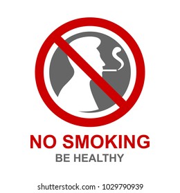 no smoking sign campaign. sticker. poster. vector. no tobacco day