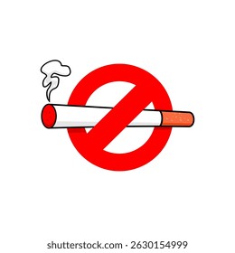 no smoking sign, cigarette vector