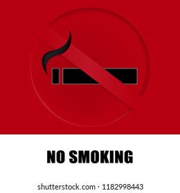 No smoking sign design