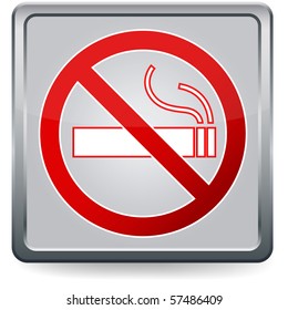 No smoking sign, EPS10 vector