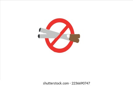 no smoking sign or icon. ban on smoking banner for Facebook post. no smoking awareness campaign, say