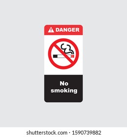 No smoking sign icon design. vector illustration