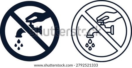 no smoking sign icon style with crossed cigarette and hand showing safety warning symbol