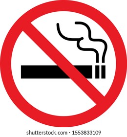 No smoking Sign, icon, symbol