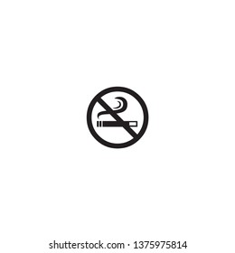 No Smoking Sign Icon Vector Good Design