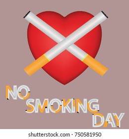 No smoking sign icon vector illustration,Creative no smoking day concept 