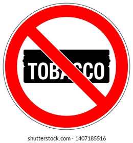 no smoking sign on white background