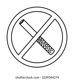 No Smoking Sign Prohibition Cigar Stock Vector (Royalty Free ...