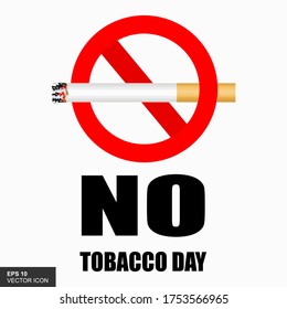 No smoking sign. Smoking prohibition concept. flat style design. Vector illustration.