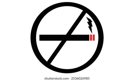 No smoking sign Royalty Free Vector