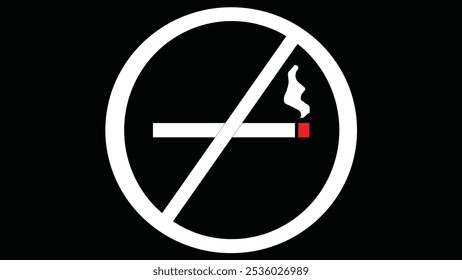 No smoking sign Royalty Free Vector