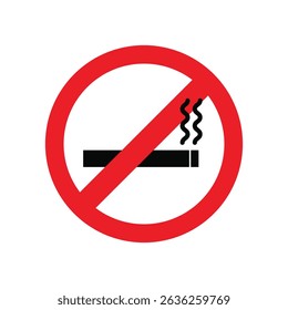 No smoking sign stock illustration