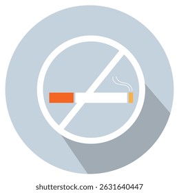 No smoking sign symbol. No smoking area. No smoking vector illustration. No smoking sign 