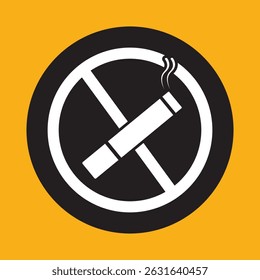 No smoking sign symbol. No smoking area. No smoking vector illustration. No smoking sign 