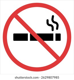 No Smoking Sign Symbol Icon