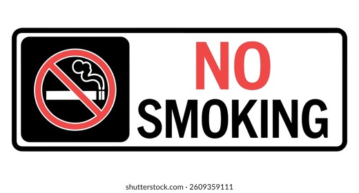 No smoking sign, No smoking with text Stop cigarette symbol Vector - Powered by Shutterstock - Get 15% off with code: PIKWIZARD15