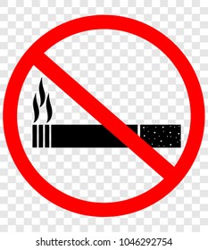 no smoking, sign vector