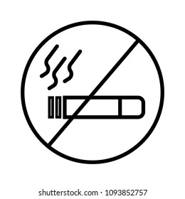 No smoking sign vector
