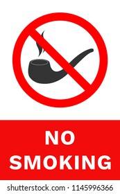 NO SMOKING sign. Vector.