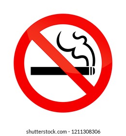 no smoking sign vector