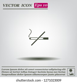 No smoking sign vector