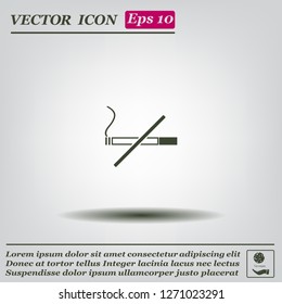 No smoking sign vector